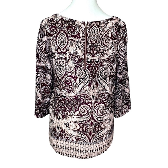 Cynthia Rowley Paisley Print Blouse - Picture 3 of 5